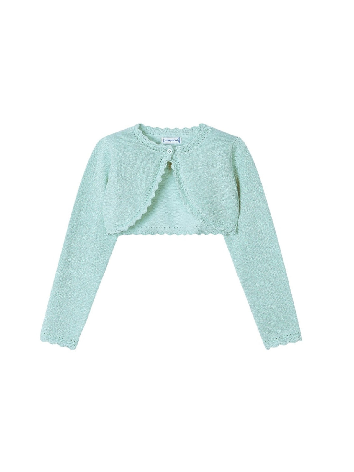 Casaco tricot básico Água (Verde Água)  para Menina - Mayoral