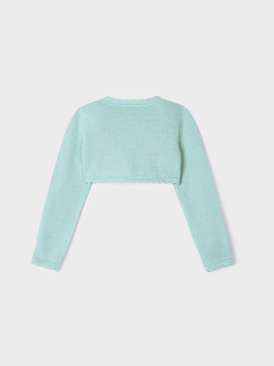 Casaco tricot básico Água (Verde Água)  para Menina - Mayoral