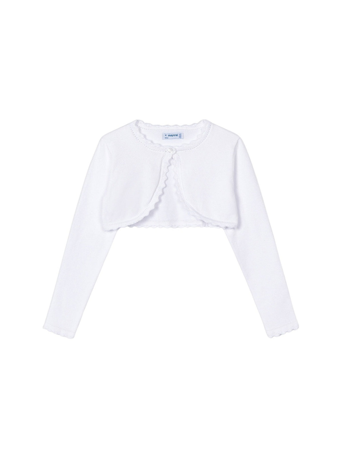 Casaco tricot básico Branco (Branco)  para Menina - Mayoral
