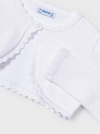 Casaco tricot básico Branco (Branco)  para Menina - Mayoral