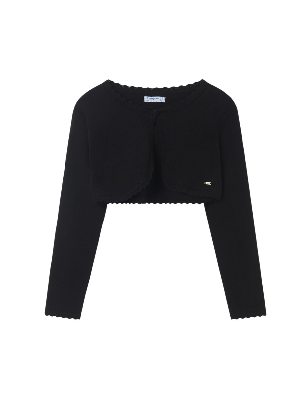 Casaco tricot básico Preto (Preto)  para Menina - Mayoral
