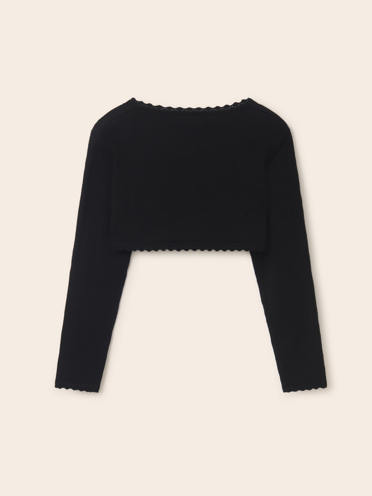Casaco tricot básico Preto (Preto)  para Menina - Mayoral