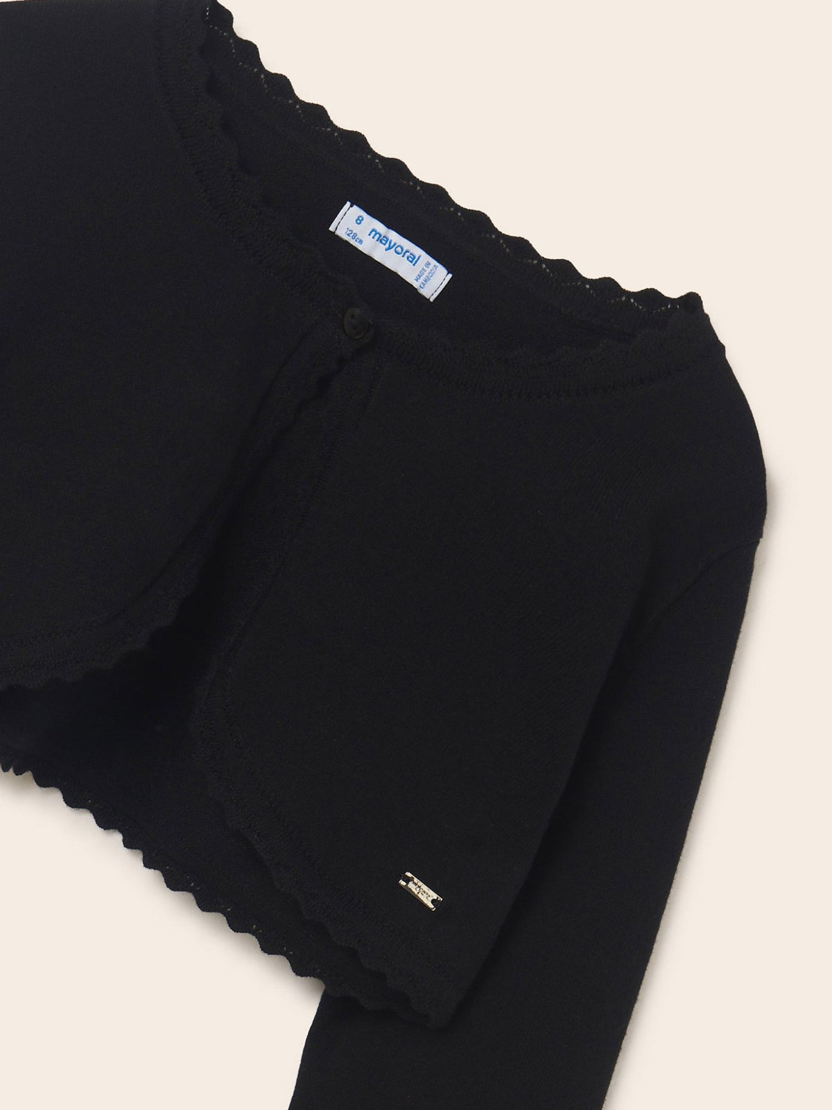 Casaco tricot básico Preto (Preto)  para Menina - Mayoral