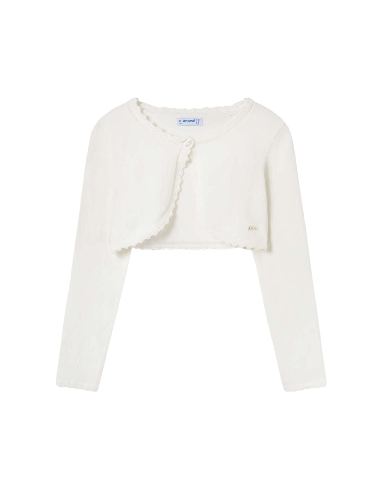 Casaco tricot básico Crú (Creme / Pérola)  para Menina - Mayoral