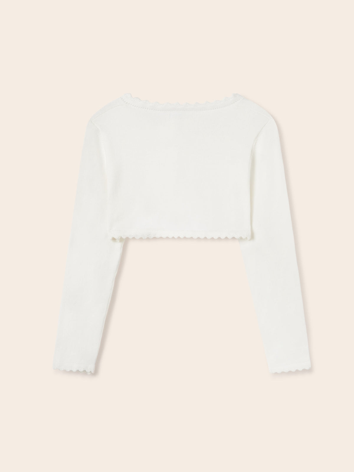 Casaco tricot básico Crú (Creme / Pérola)  para Menina - Mayoral