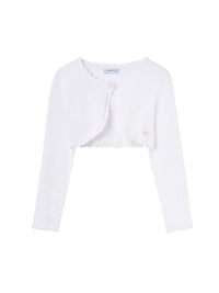 Casaco tricot básico Branco (Branco)  para Menina - Mayoral