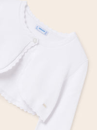 Casaco tricot básico Branco (Branco)  para Menina - Mayoral