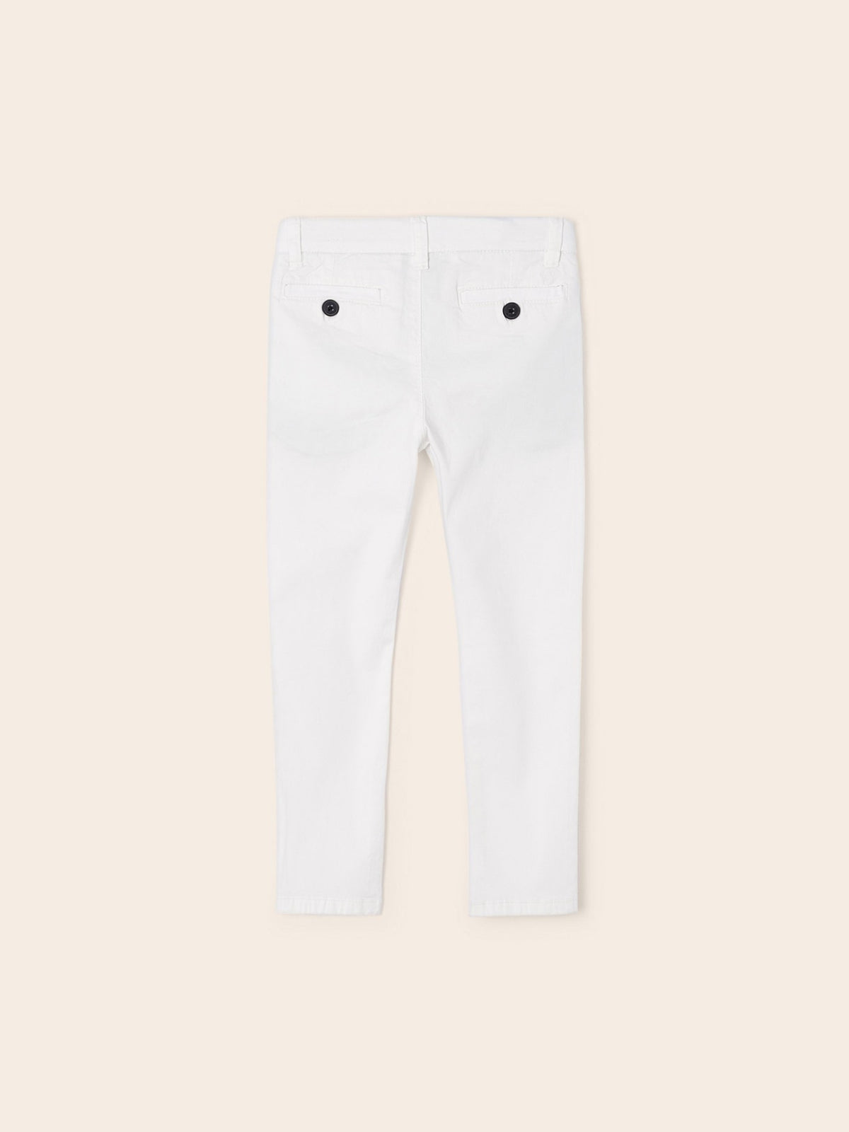Calça sarja básica Crú (Creme / Pérola)  para Menino - Mayoral