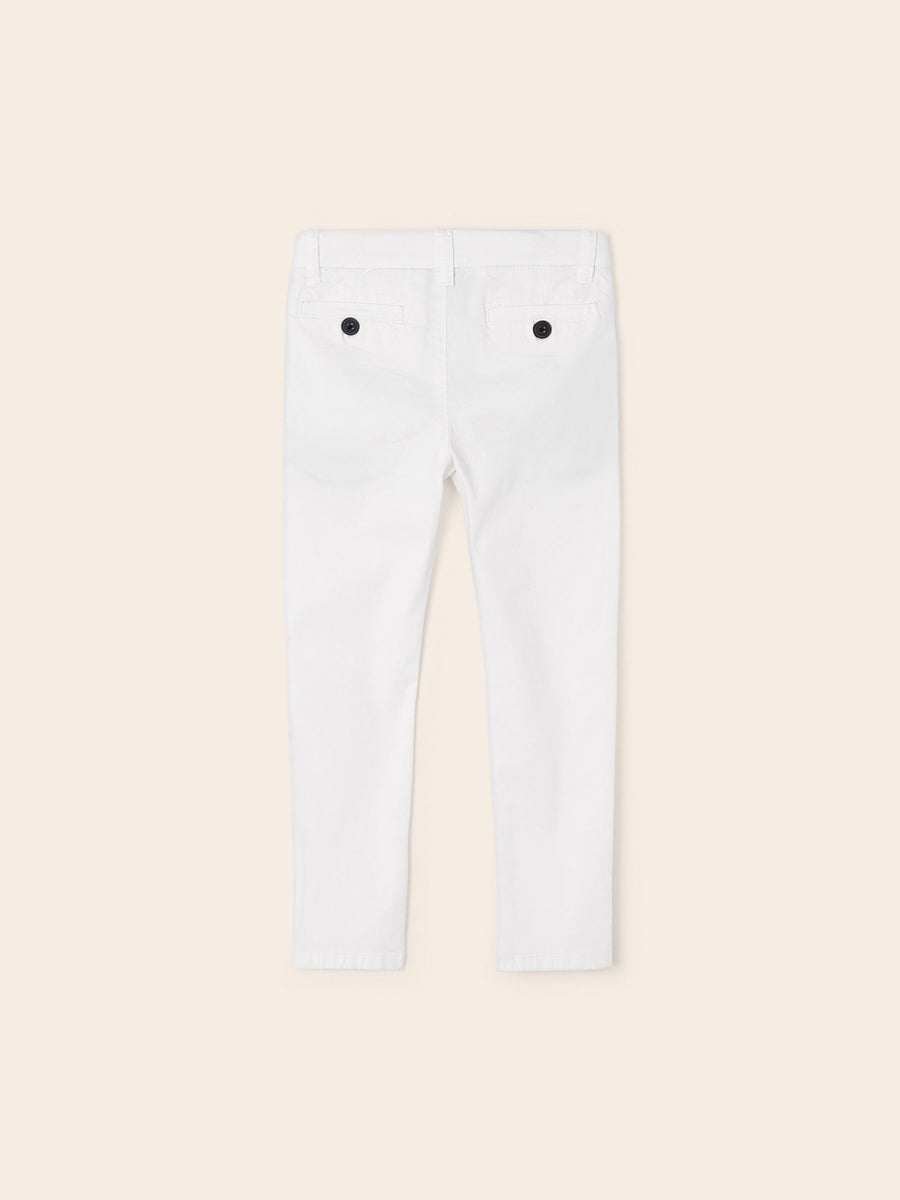 Calça sarja básica Crú (Creme / Pérola)  para Menino - Mayoral