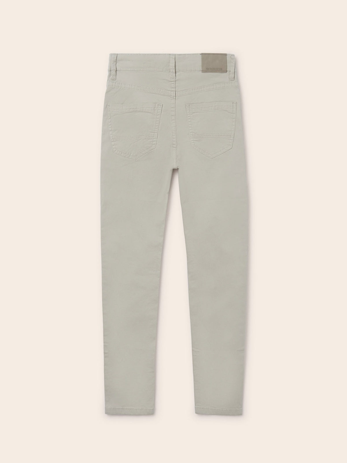 Calça 5b slim fit basica Arroz (Cinza Claro)  para Menino - Mayoral