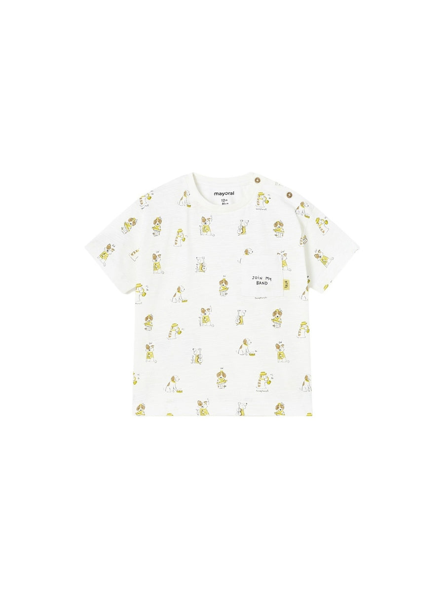 T´shirt estampada Branco (Branco)  para Bebé Menino - Mayoral
