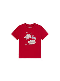 T´shirt "vacances" Vermelho (Vermelho)  para Bebé Menino - Mayoral