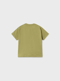 T´shirt bolso dino Jungla (Azeitona)  para Bebé Menino - Mayoral