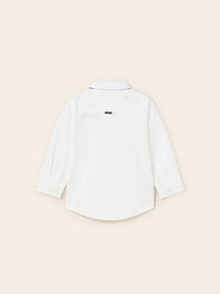 Camisa m/comp. clássica laço Branco (Branco)  para Bebé Menino - Mayoral