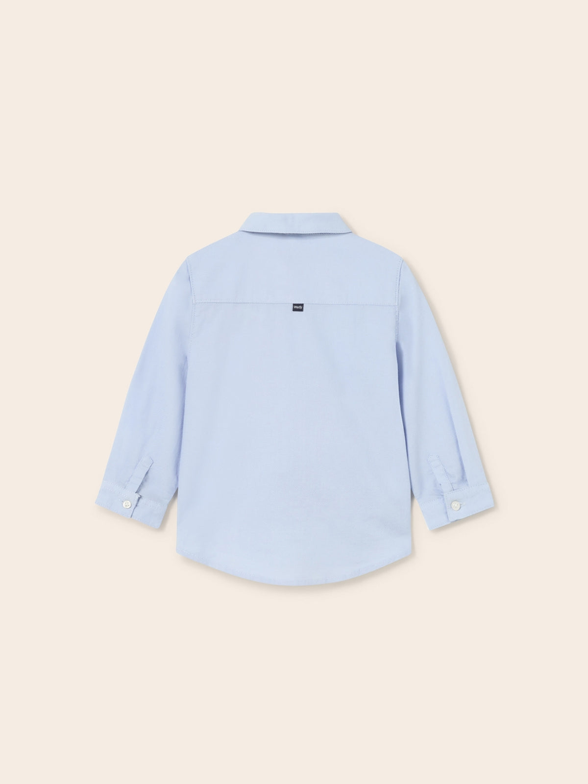 Camisa m/comp. clássica laço Celeste (Celeste)  para Bebé Menino - Mayoral