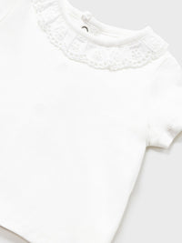 Conj. calça balão com alças Misty (Verde Água)  para Bebé Menina - Mayoral