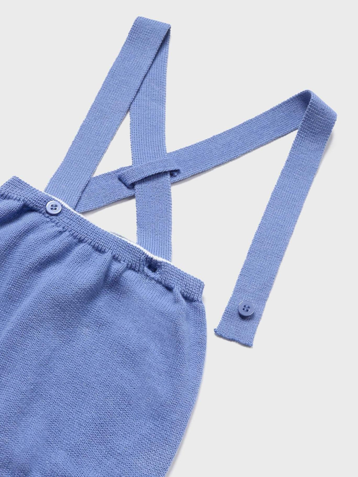Conj. calça balão com alças Regata (Azul)  para Bebé Menino - Mayoral