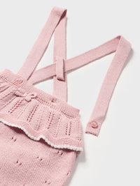 Conj. calça balão com alças Rosette (Rosa)  para Bebé Menina - Mayoral