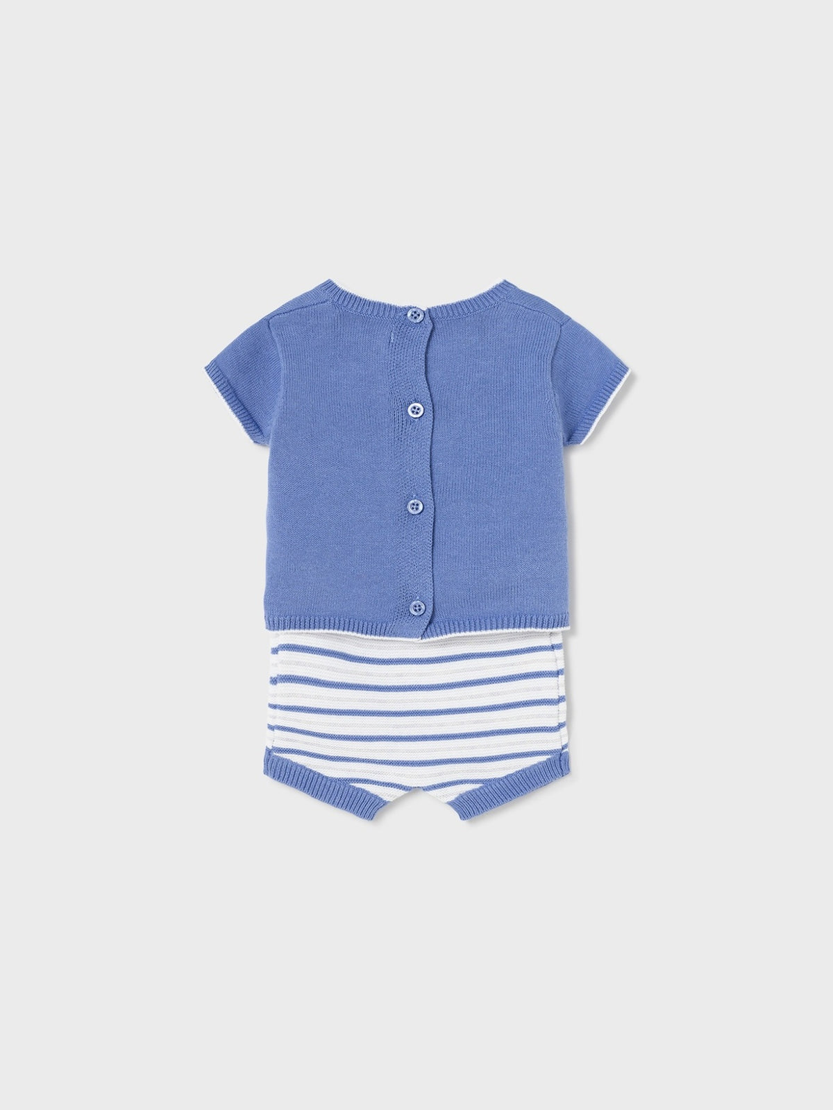 Conj. calção tricot Regata (Azul)  para Bebé Menino - Mayoral