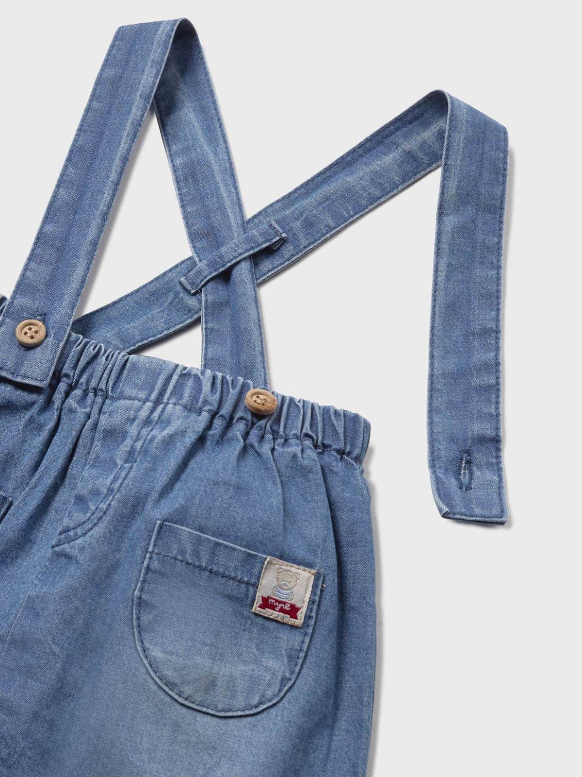 Conj. calça ganga Vermelho (Vermelho)  para Bebé Menino - Mayoral