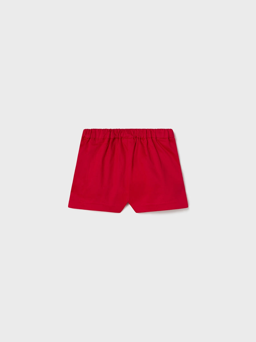 Calção saten Vermelho (Vermelho)  para Bebé Menina - Mayoral