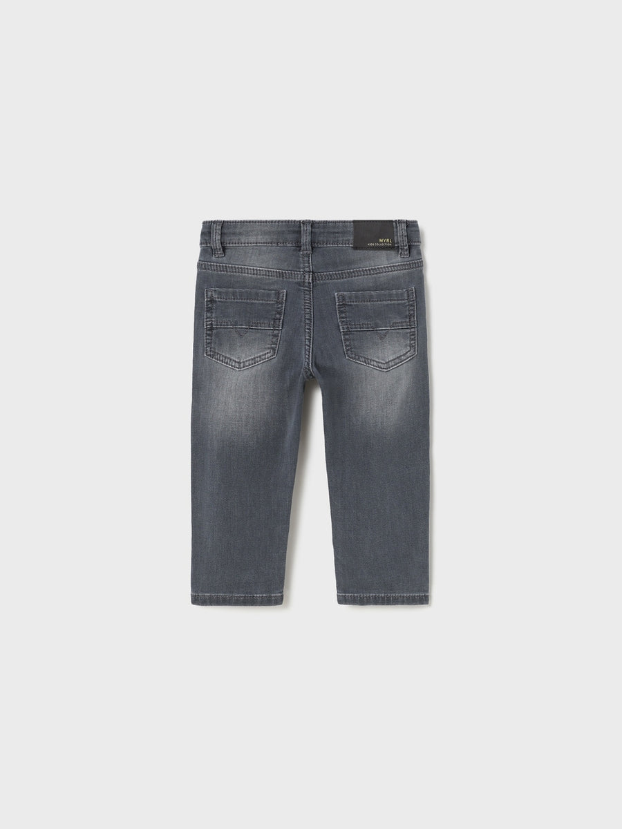 Calça soft denim Cinza escu (Cinza Escuro)  para Bebé Menino - Mayoral