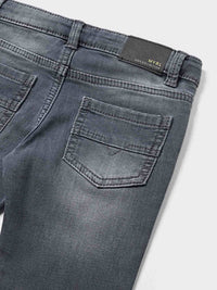 Calça soft denim Cinza escu (Cinza Escuro)  para Bebé Menino - Mayoral