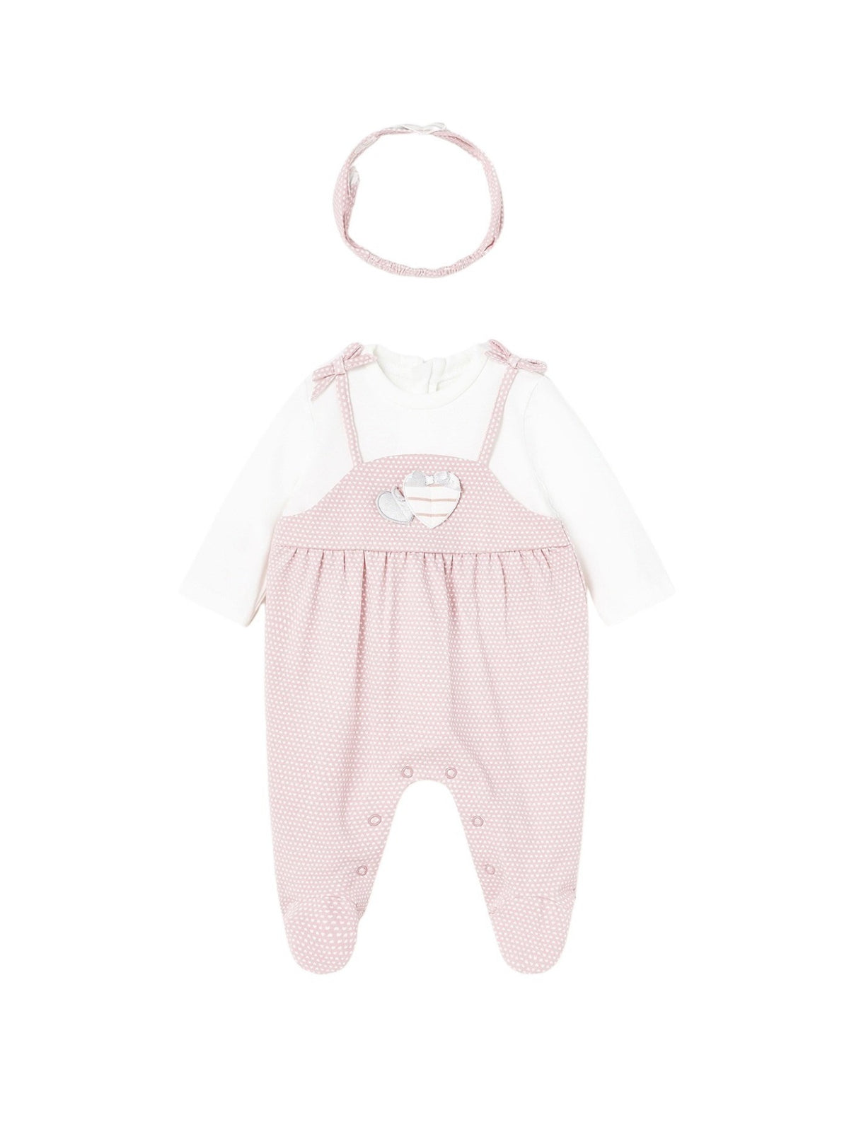 Fato bebé e bandolete Colorete (Rosa)  para Bebé Menina - Mayoral