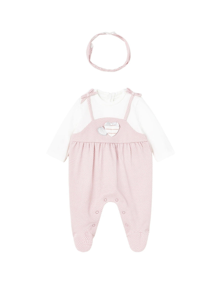 Fato bebé e bandolete Colorete (Rosa)  para Bebé Menina - Mayoral