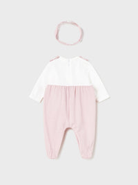 Fato bebé e bandolete Colorete (Rosa)  para Bebé Menina - Mayoral