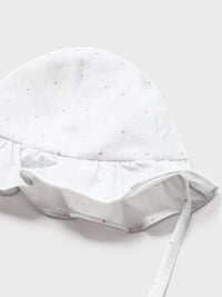 Conj. fato bebé/gorro Lunar (Cinza Claro)  para Bebé Menina - Mayoral