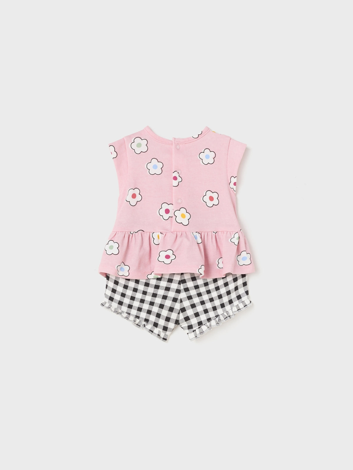 Set 4 peças curtas Colorete (Rosa)  para Bebé Menina - Mayoral