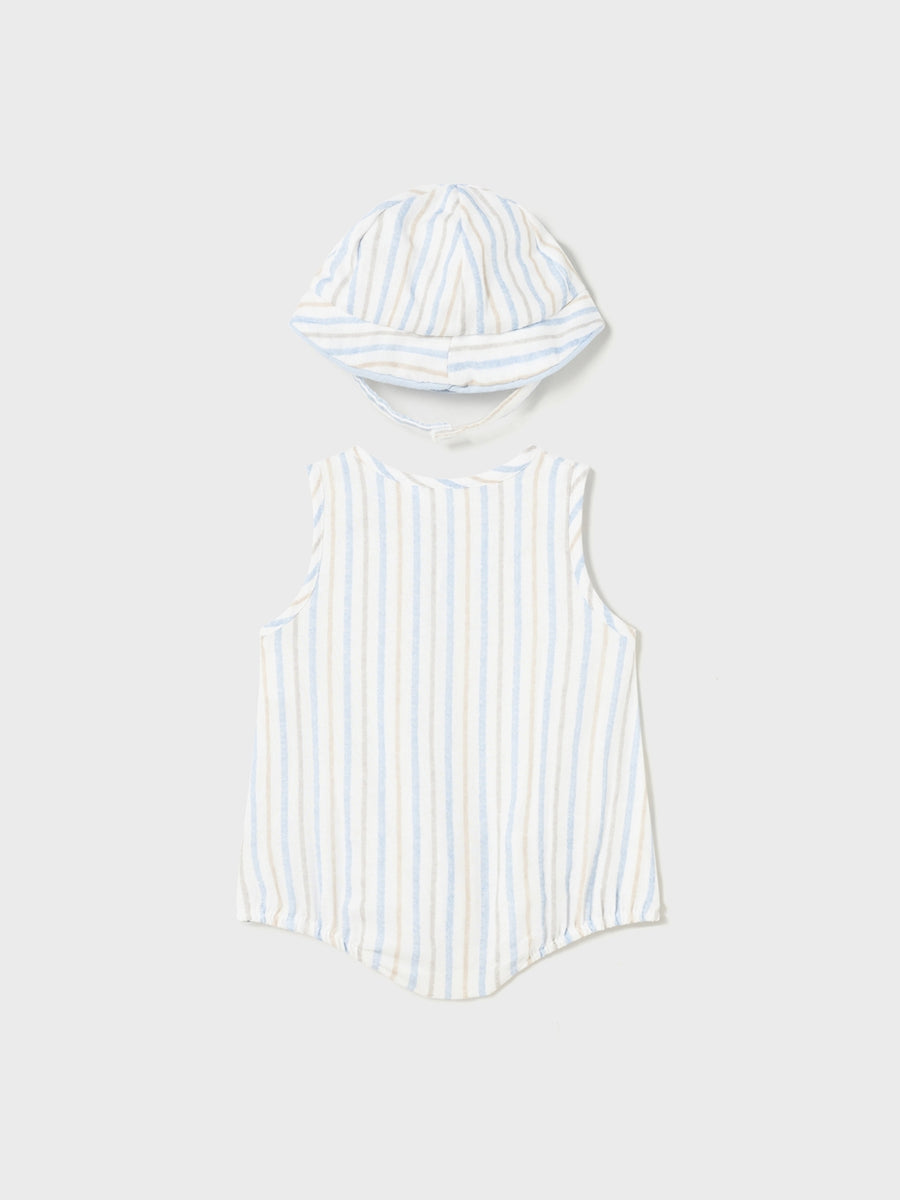 Fato bebé e gorro Celeste (Celeste)  para Bebé Menino - Mayoral