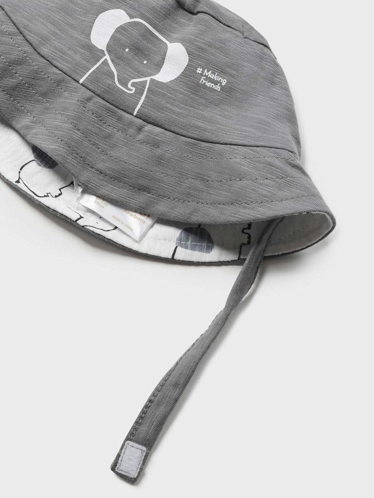 Fato bebé sisa e gorro Elefante (Cinza Escuro)  para Bebé Menino - Mayoral
