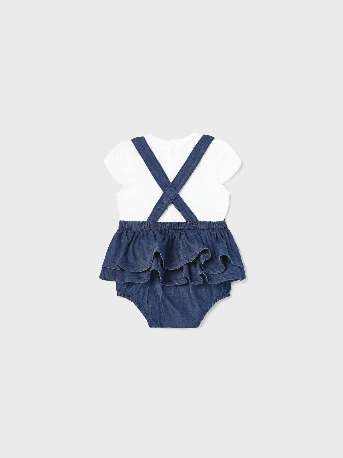 Conj. jardineira ganga Azul ganga (Ganga)  para Bebé Menina - Mayoral