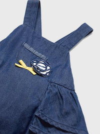 Conj. jardineira ganga Azul ganga (Ganga)  para Bebé Menina - Mayoral
