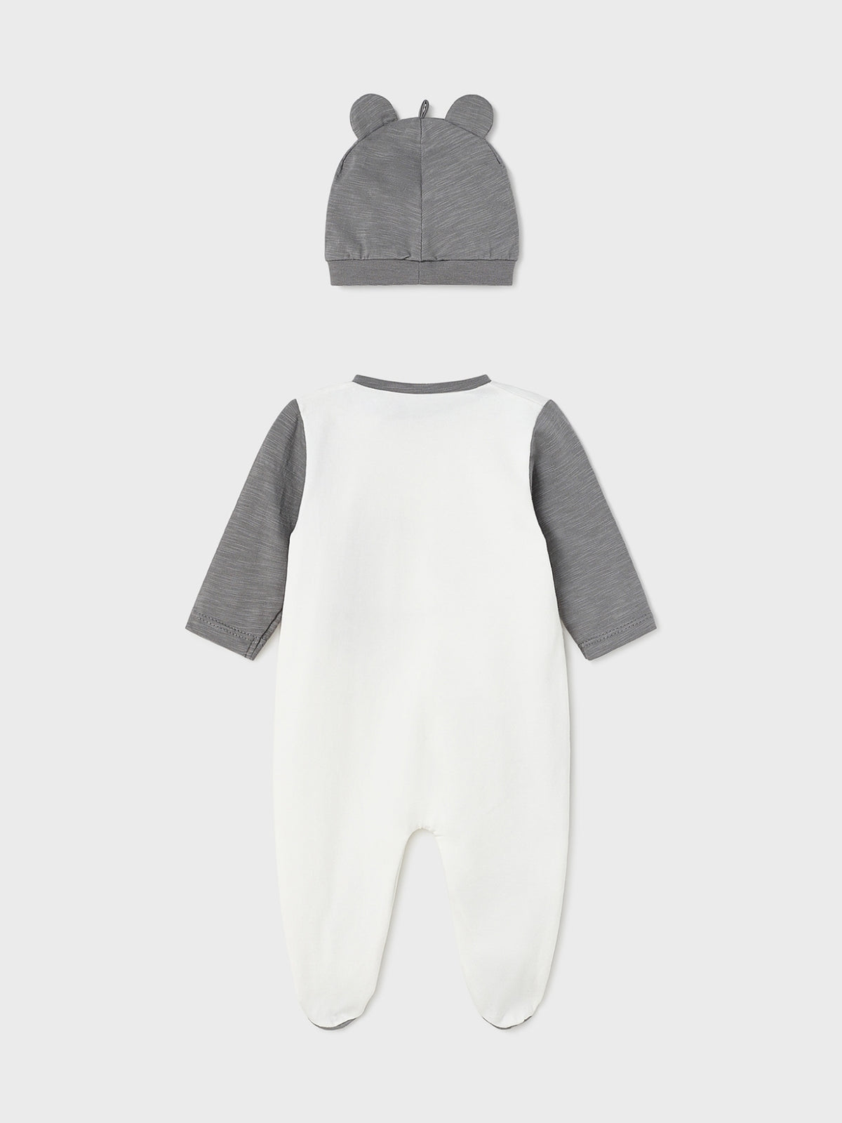 Fato bebé com gorro Elefante (Cinza Escuro)  para Bebé Menino - Mayoral
