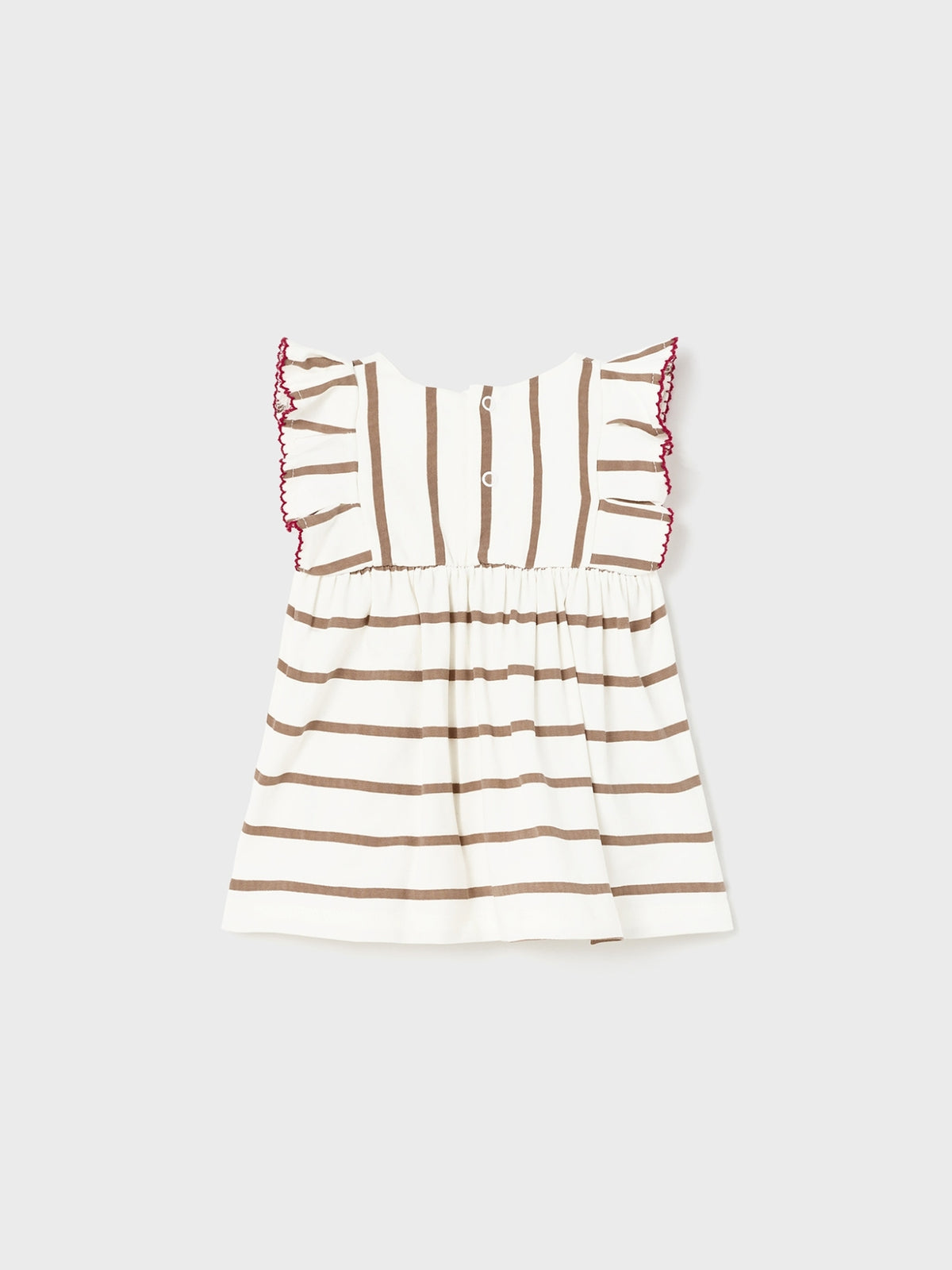 Vestido malha Crú (Creme / Pérola)  para Bebé Menina - Mayoral