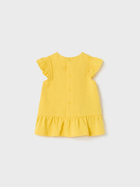 Vestido malha Sol (Amarelo)  para Bebé Menina - Mayoral