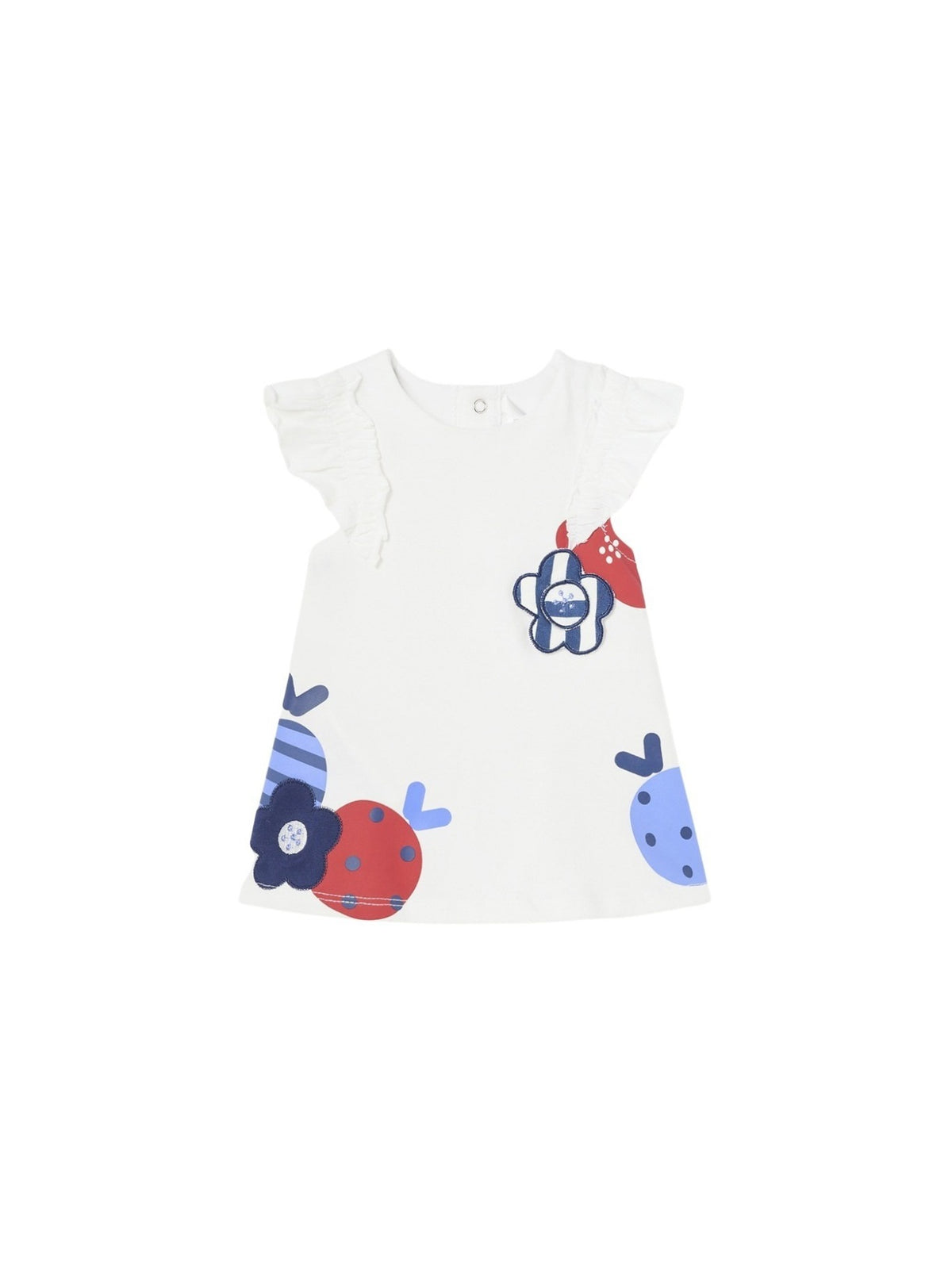 Vestido malha Branco (Branco)  para Bebé Menina - Mayoral