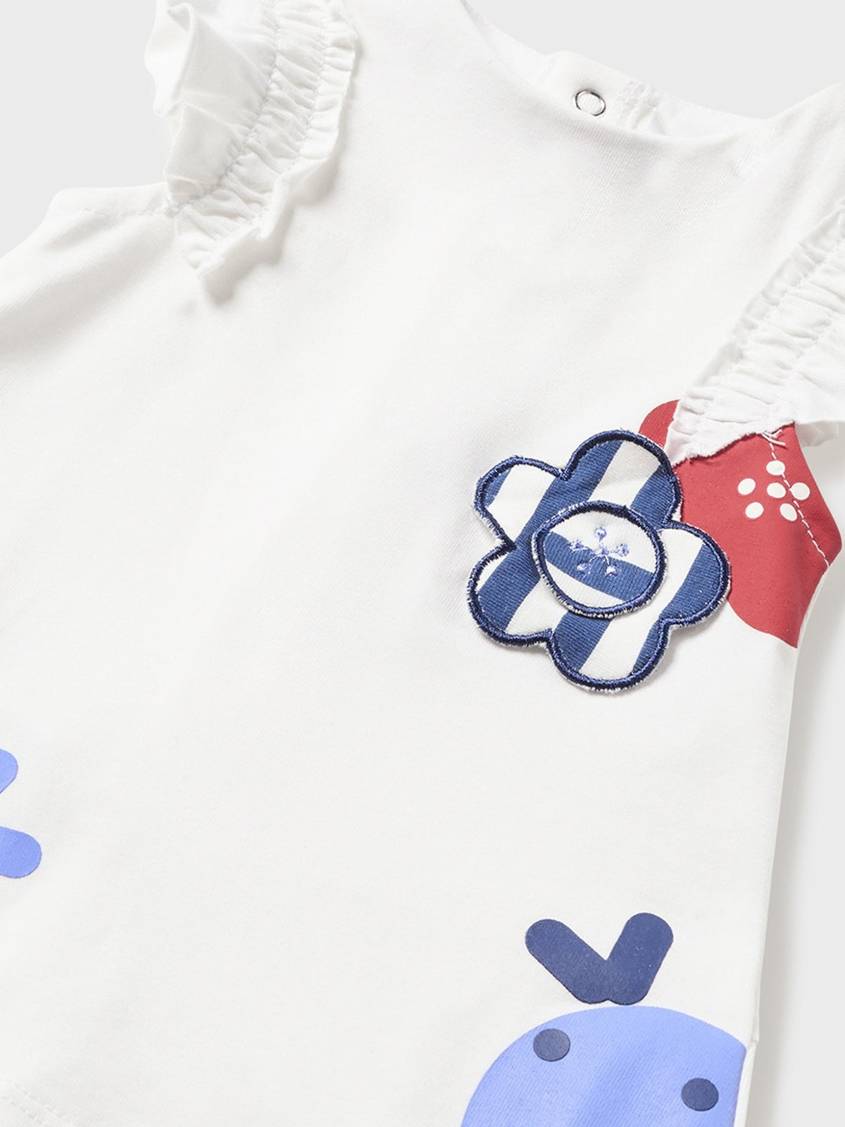 Vestido malha Branco (Branco)  para Bebé Menina - Mayoral