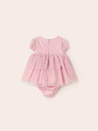 Vestido tule cerimónia Colorete (Rosa)  para Bebé Menina - Mayoral