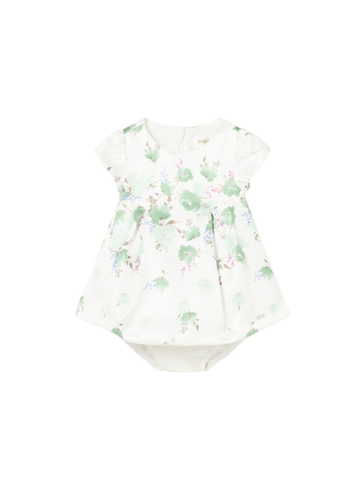 Vestido orla Aqua (Verde Água)  para Bebé Menina - Mayoral