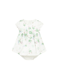 Vestido orla Aqua (Verde Água)  para Bebé Menina - Mayoral