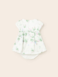 Vestido orla Aqua (Verde Água)  para Bebé Menina - Mayoral