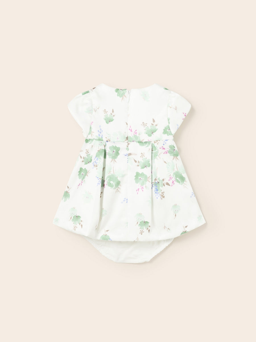 Vestido orla Aqua (Verde Água)  para Bebé Menina - Mayoral