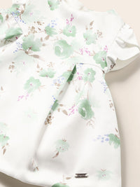Vestido orla Aqua (Verde Água)  para Bebé Menina - Mayoral