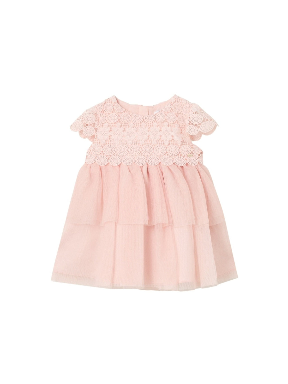 Vestido guipur tule Rosa velho (Rosa Velho)  para Bebé Menina - Mayoral