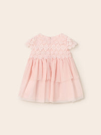 Vestido guipur tule Rosa velho (Rosa Velho)  para Bebé Menina - Mayoral