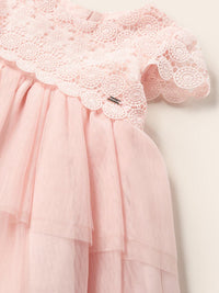 Vestido guipur tule Rosa velho (Rosa Velho)  para Bebé Menina - Mayoral